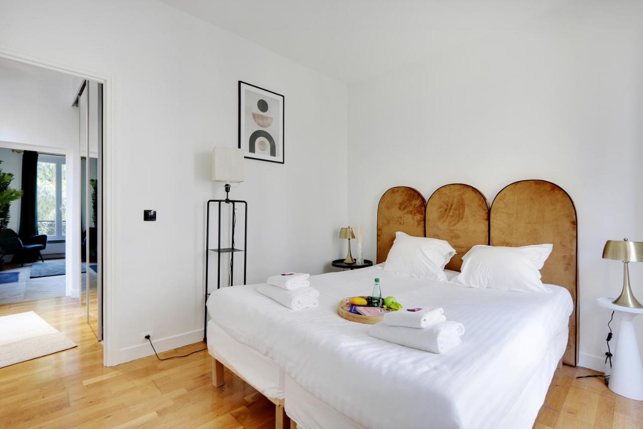 Charming Apartment - 1Br-4P - Parc Monceau Paris Exteriör bild